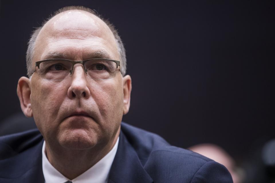 Retired FBI agent Thomas Mohnal testifies on Capitol Hill on June 11, 2019.