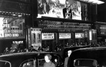 <b>From Russia With Love – 1963</b><br><br> The scene at the film premiere of ‘From Russia With Love’ at the Odeon in Leicester Square. <br><br> (Copyright: REX)