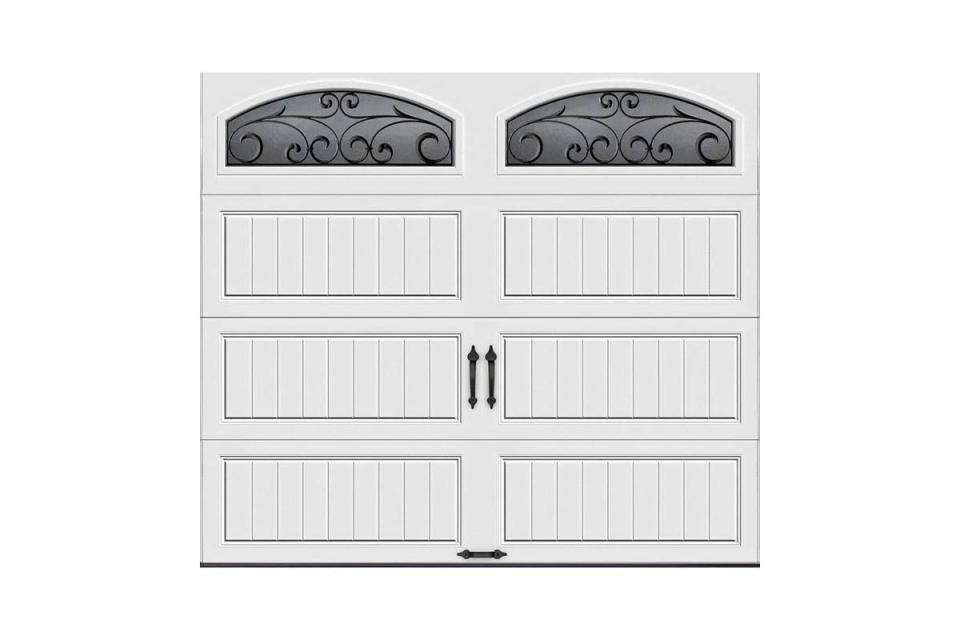 The Best Garage Door Option Clopay Gallery Collection Intellicore Insulated Garage Door with Wrought Iron Window