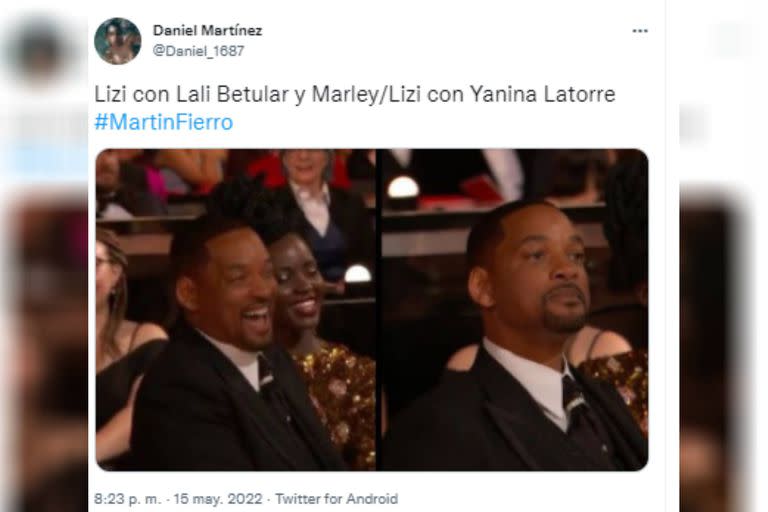 Lizy llevó su humor a la pantalla (Captura Twitter)