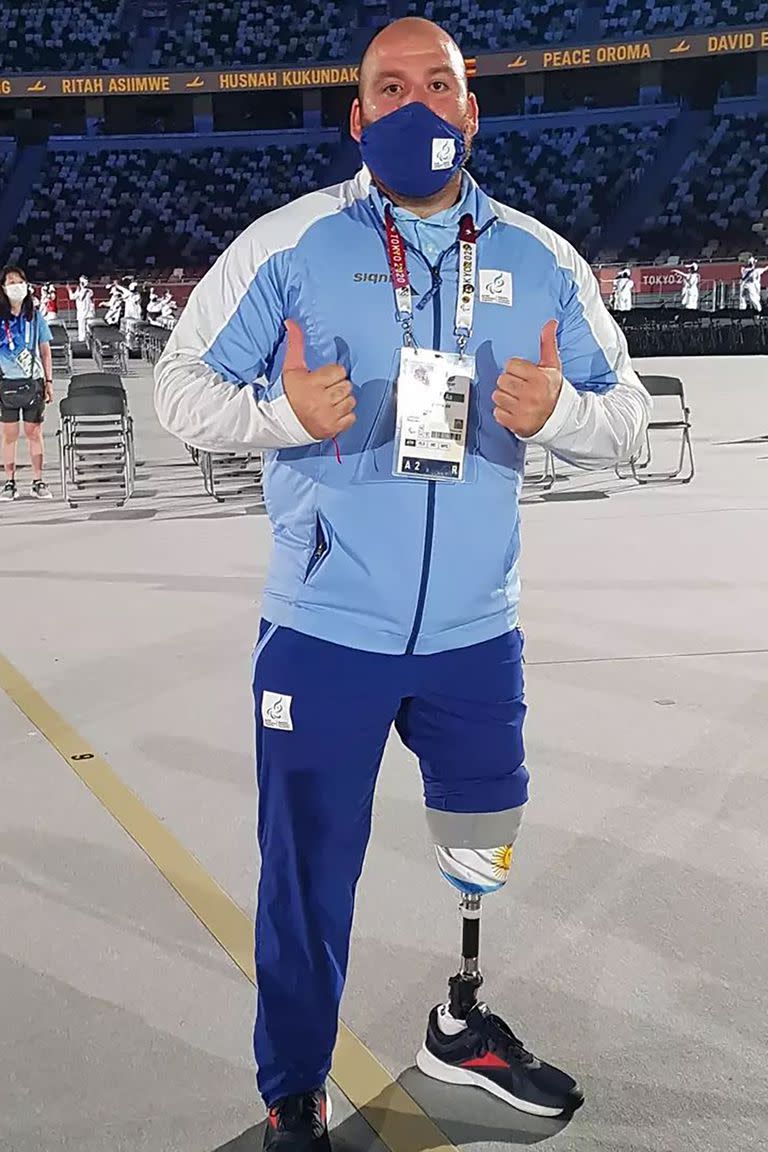 Giménez, en la ceremonia inaugural de los Paralímpicos