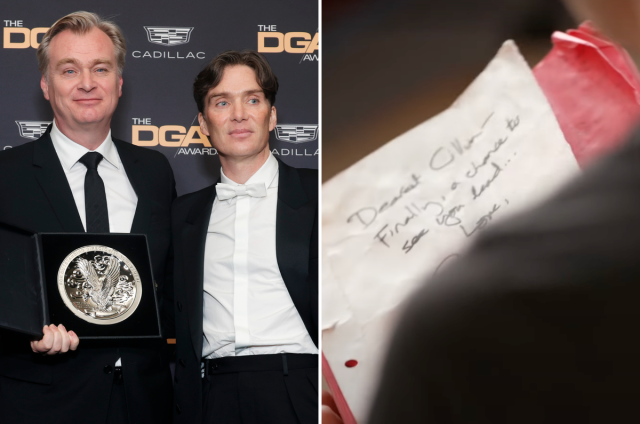 Cillian Murphy reveals heartwarming note Christopher Nolan left him on Oppenheimer script