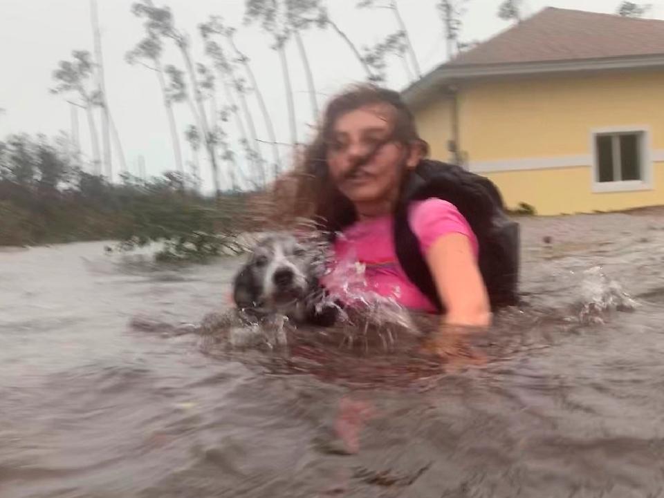 hurricane dorian bahamas damage pets people