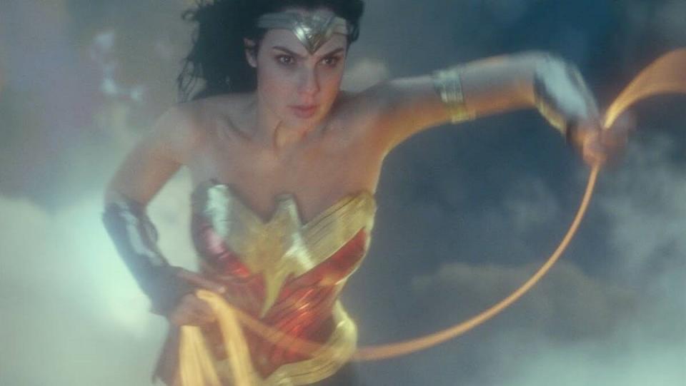 Wonder Woman in action