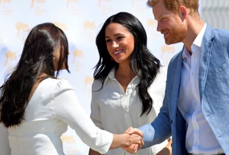 Britain's Prince Harry and Meghan visit South Africa