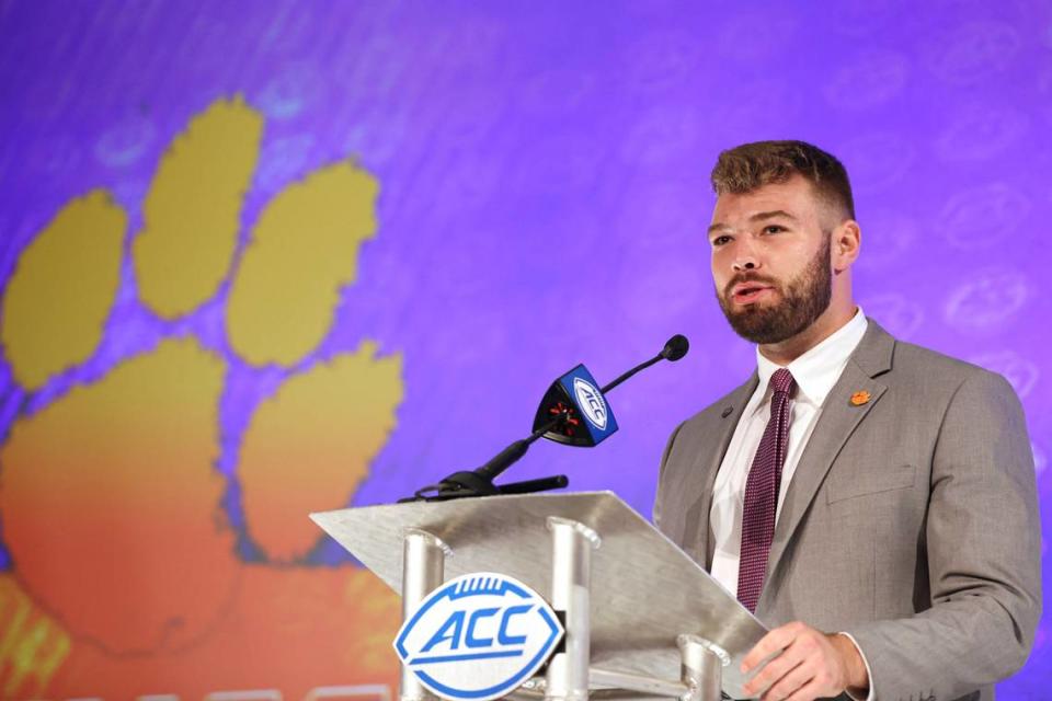 Clemson linebacker James Skalski said vaccinations are supposed to be a personal decision, “but it certainly doesn’t feel that way sometimes.”