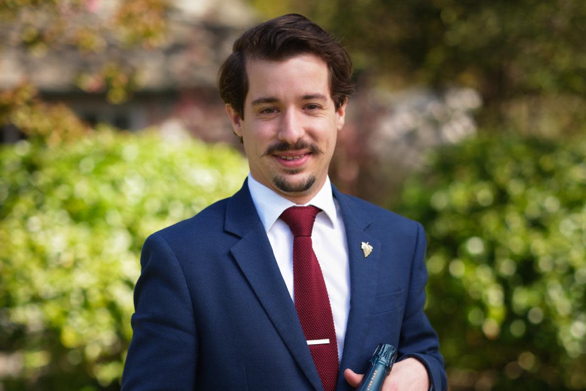 Valentin Mouillard was listed at number 16 in the second edition of the UK Top 100 Sommeliers <i>(Image: Cristian Barnett)</i>