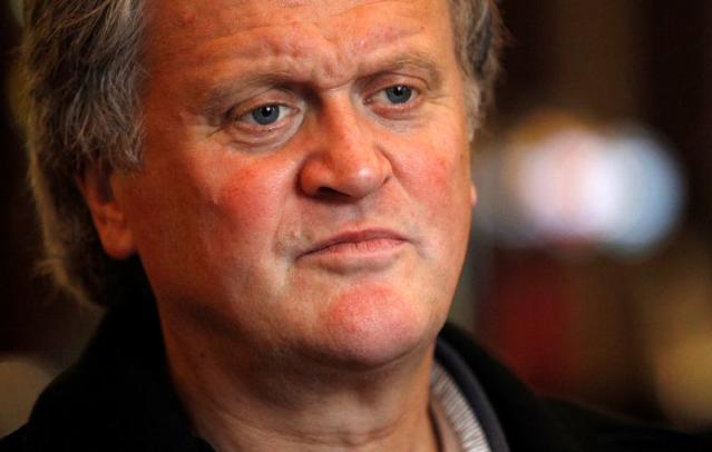 Tim Martin, chairman and founder of pubs group Wetherspoon, attends an interview with Reuters at the Metropolitan Bar in London