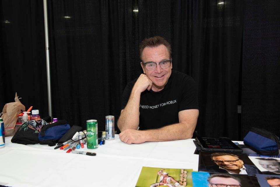 Tom Arnold at the Cincinnati Comic Expo in 2022. The stand-up comedian performs at Donnie B's Comedy Club inside the Knights of Columbus Hall Oct. 13-14.