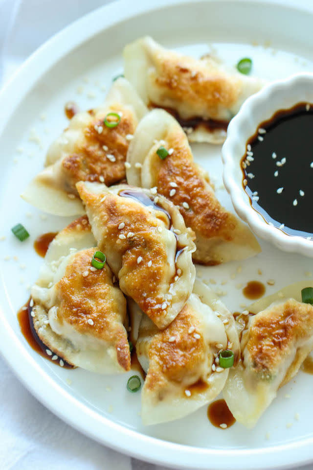 Sesame Chicken Potstickers