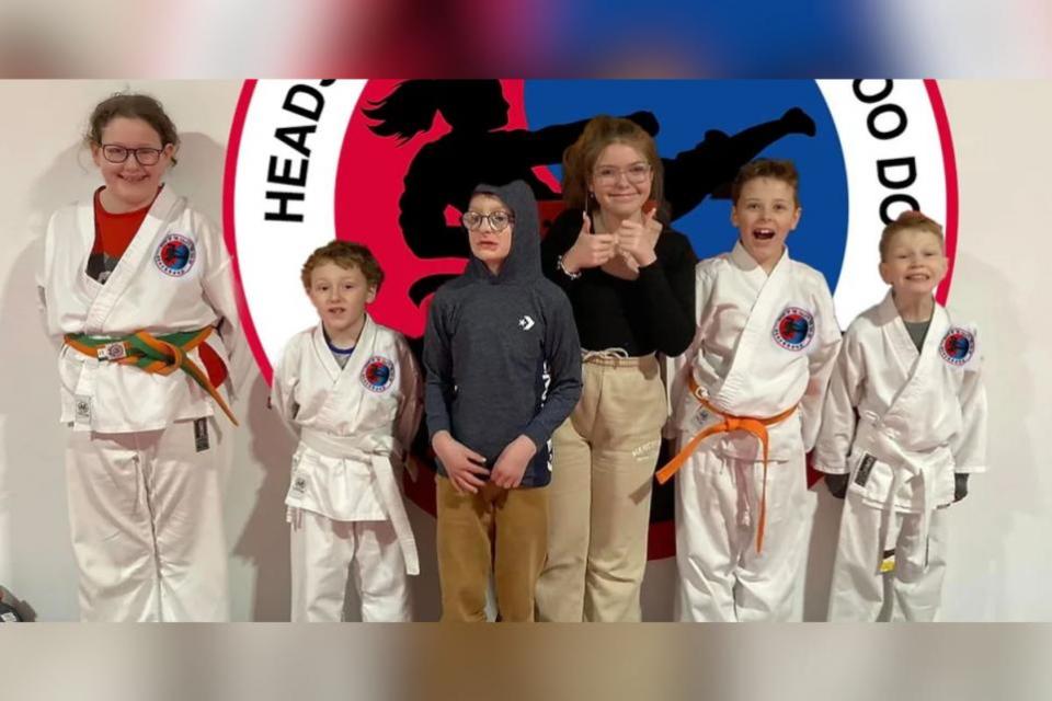 South Wales Argus: Pupils at the Heads of The Valleys Tan Soo Do martial arts school