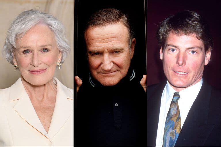 Glenn Close aseguró que Robin Williams “estaría vivo” si Christopher Reeve “estuviera presente”