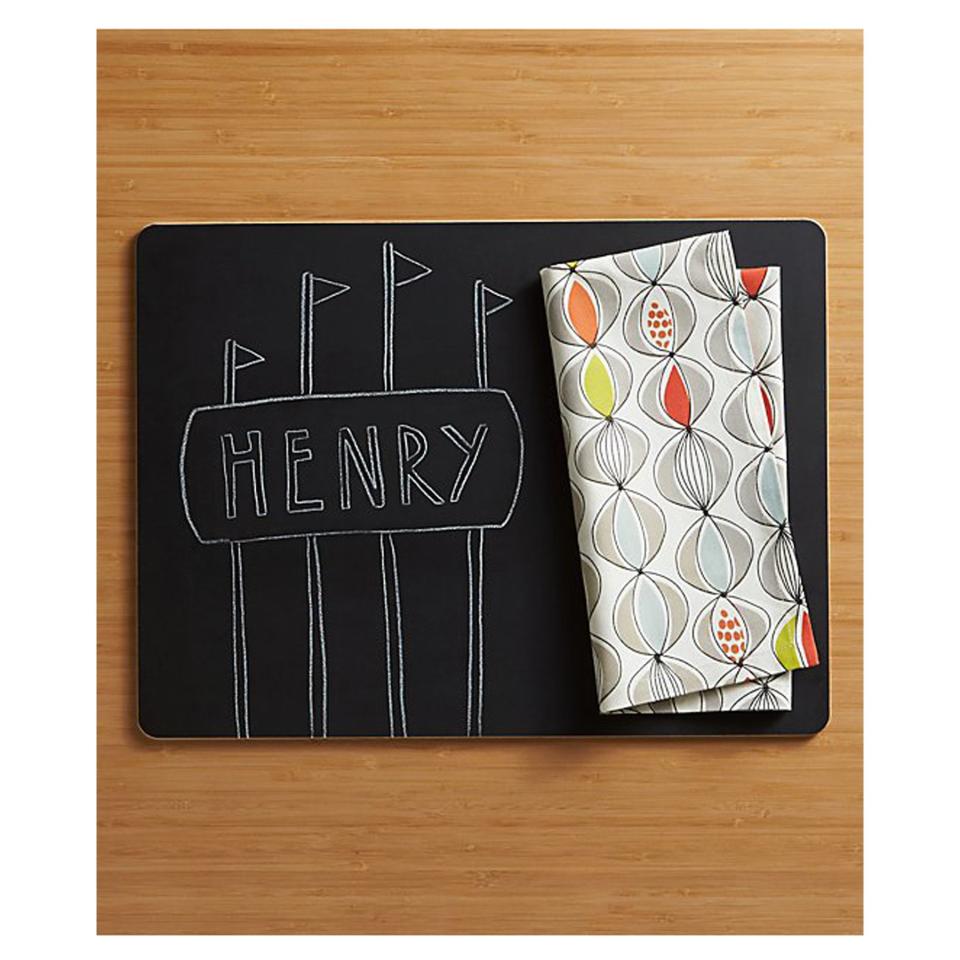 For Kids: Chalkboard Placemat