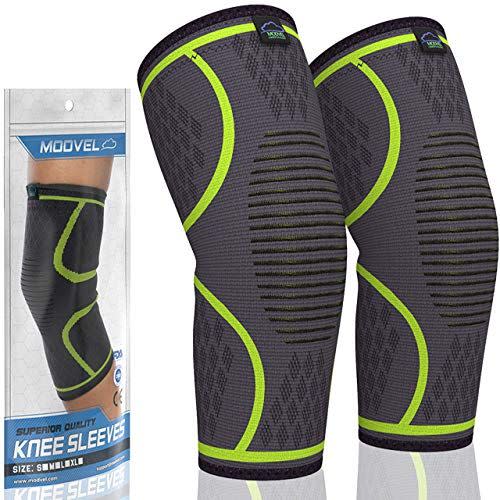 9) MODVEL 2 Pack Knee Compression Brace