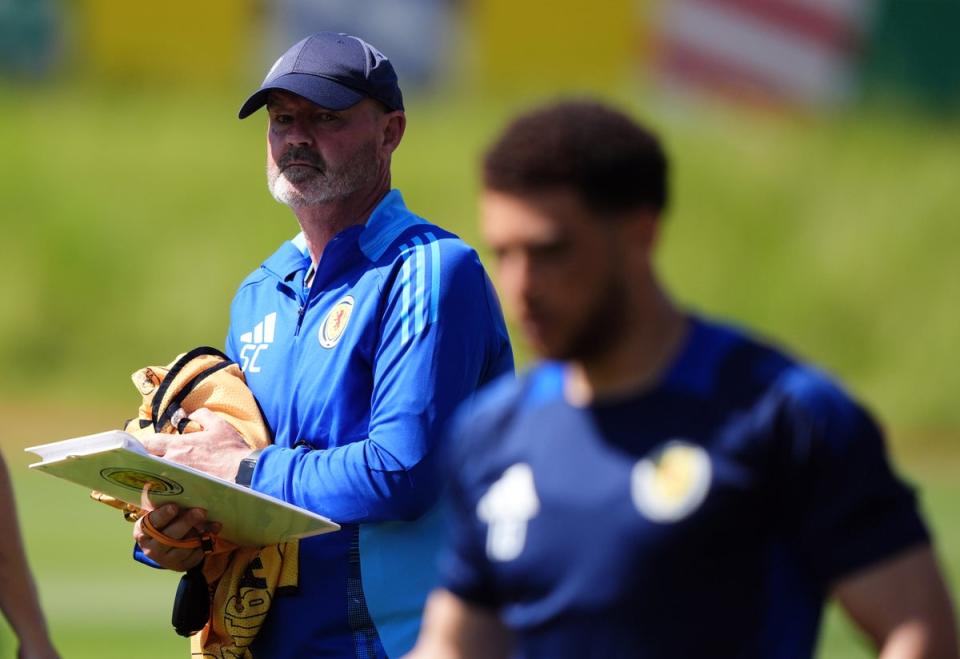 Steve Clarke has decisions to make (Andrew Milligan/PA Wire)