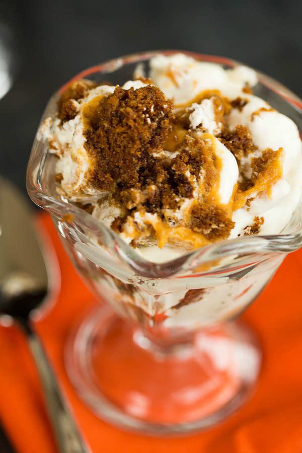 <strong>Get the <a href="http://www.browneyedbaker.com/pumpkin-gingerbread-trifle-recipe/" target="_blank">Pumpkin-Gingerbread Trifle recipe</a> from Brown Eyed Baker</strong>