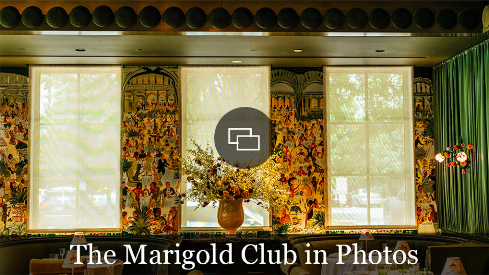 The murals at the Marigold Club