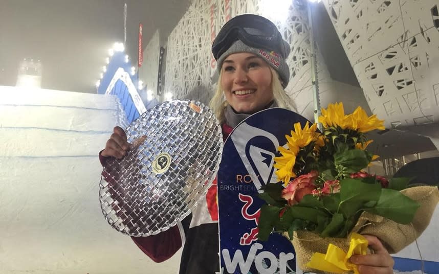 Katie Ormerod claimed the silver medal at the snowboard big air World Cup in Milan on Saturday