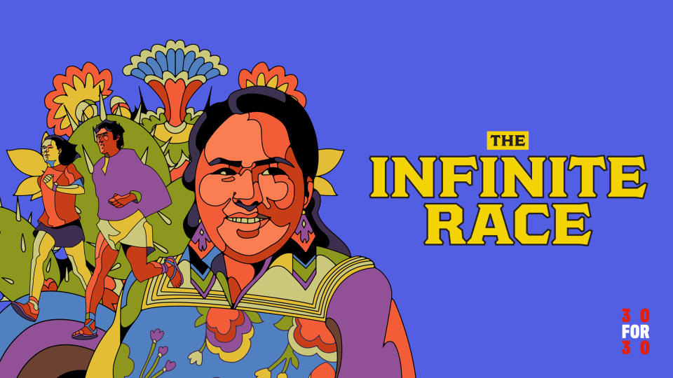"The Infinite Race," a new 30 for 30 directed by Bernardo Ruiz, lets the Rarámuri people, born to be ultra marathoners, tell their own story for the first time. (Image credit: ESPN)