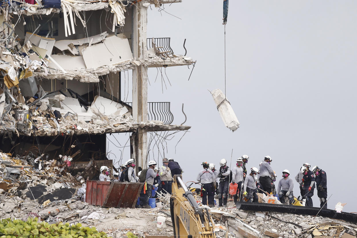 Over One Hundred Missing After Residential Building In Miami Area Partially Collapses (Michael Reaves / Getty Images file)