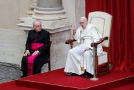 Pope Francis holds general audience at the Vatican