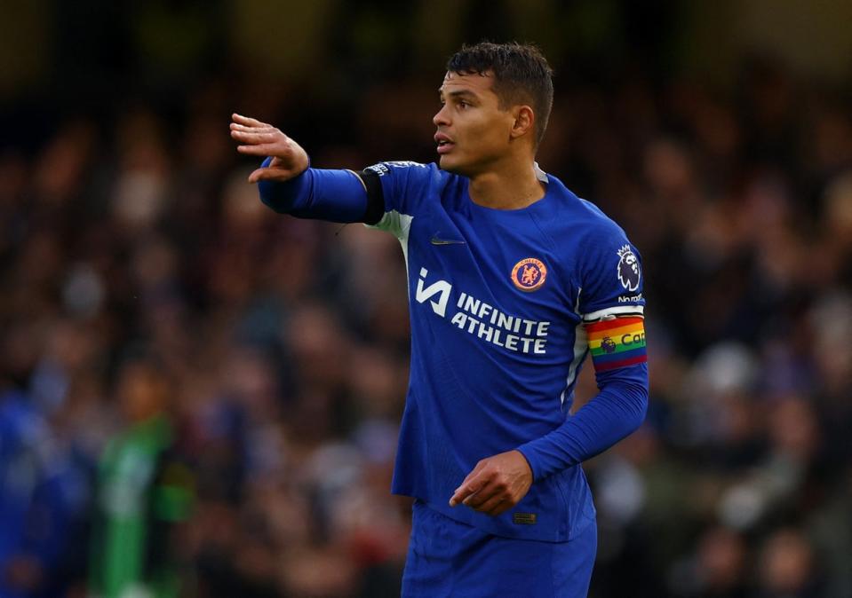 Return to form: Thiago Silva was imperious for Chelsea against Brighton (Action Images via Reuters)