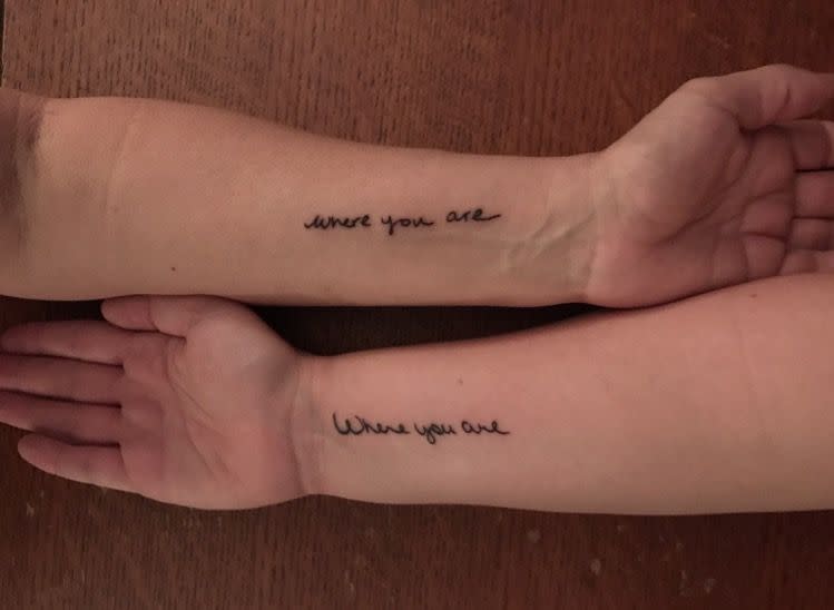 25) This Mother-Daughter Quote Tattoo
