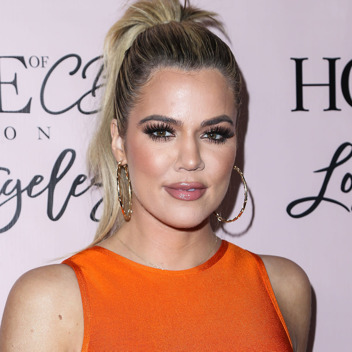 Khloe Kardashian at flagship store launch