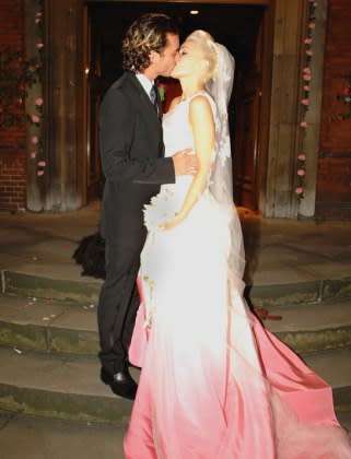 <div class="caption-credit"> Photo by: Courtesy of Wireimage</div><b>Gwen Stefani: The Modern Bride</b> <br> She's just a girl-a girl that was lucky enough to walk down the aisle in this stunning silk faille, dip-dye number by John Galliano! At her 2002 wedding to Gavin Rossdale, she toned down the punk and didn't hold back on the feminine gorgeousness-we're in awe of that floral lace veil. <br> <br> More from <i><b>Lucky</b></i>: <br> <a rel="nofollow noopener" href="http://www.luckymag.com/beauty/2011/12/15-Secrets-From-Top-Dermatologists?mbid=synd_yshine" target="_blank" data-ylk="slk:Secrets from Top Dermatologists;elm:context_link;itc:0;sec:content-canvas" class="link ">Secrets from Top Dermatologists</a> <br> <a rel="nofollow noopener" href="http://www.luckymag.com/blogs/luckyrightnow/2012/09/50-Unique-Engagement-Rings?mbid=synd_yshine" target="_blank" data-ylk="slk:50 Unique Engagement Rings;elm:context_link;itc:0;sec:content-canvas" class="link ">50 Unique Engagement Rings</a> <br>