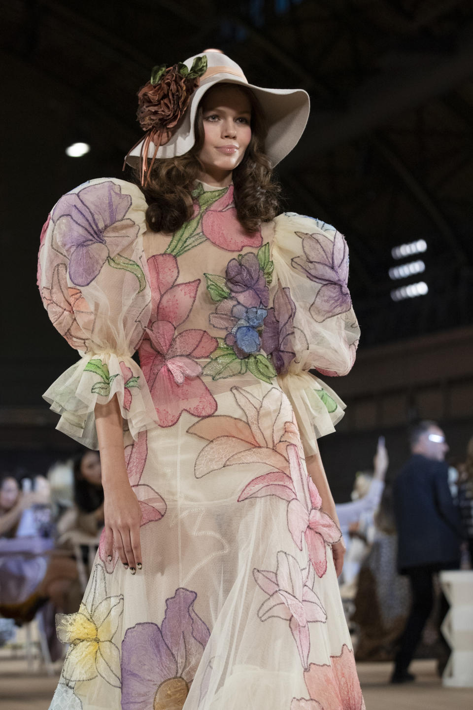 The Marc Jacobs collection is modeled during Fashion Week, Wednesday, Sept. 11, 2019, in New York. (AP Photo/Mary Altaffer)