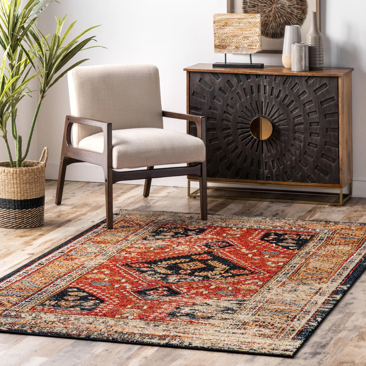 <p><a href="https://go.redirectingat.com?id=74968X1596630&url=https%3A%2F%2Fwww.walmart.com%2Fip%2FnuLOOM-Jane-Floral-Indoor-Outdoor-Area-Rug-5-Multi%2F468652464&sref=https%3A%2F%2Fwww.goodhousekeeping.com%2Fhome%2Fdecorating-ideas%2Fg30858332%2Fbest-places-to-buy-rugs%2F" rel="nofollow noopener" target="_blank" data-ylk="slk:Shop Now;elm:context_link;itc:0;sec:content-canvas" class="link rapid-noclick-resp">Shop Now</a></p><p>Walmart</p><p>walmart.com</p><span class="copyright">nuLOOM</span>