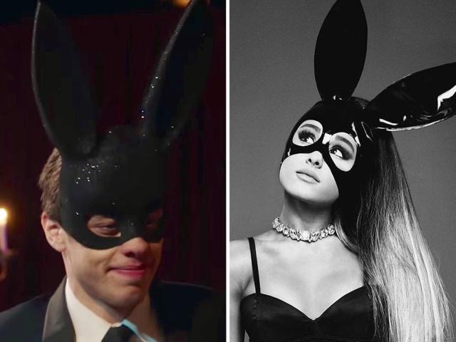 Ariana Grande wears a mask as she spends the day with ex Ricky Alvarez