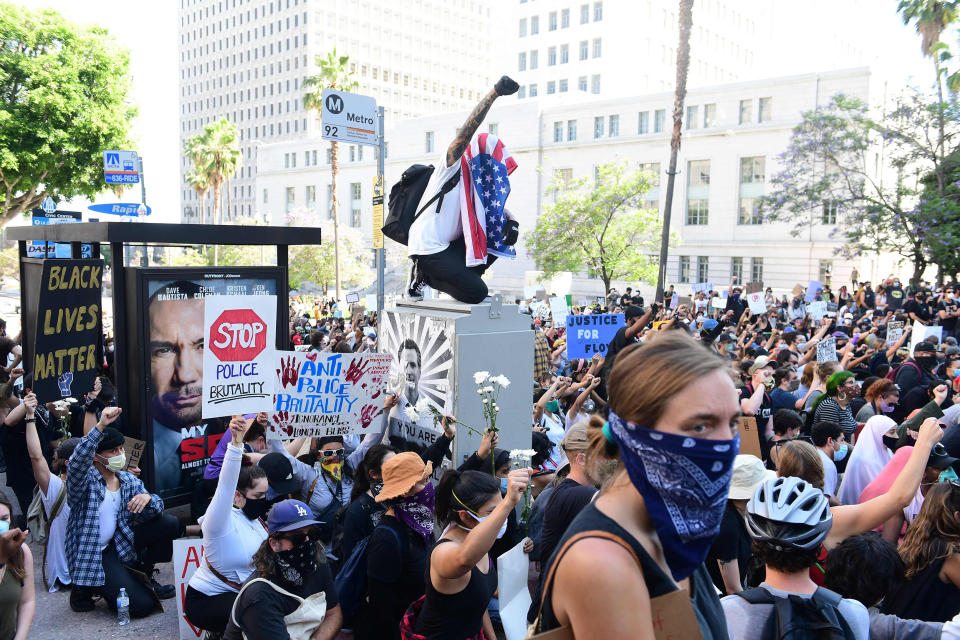 Image: Los Angeles protest (Frederic J. Brown / AFP - Getty Images)