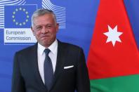 FILE PHOTO: Jordan's King Abdullah II ibn Al Hussein meets with European Commission President Ursula von der Leyen in Brussels