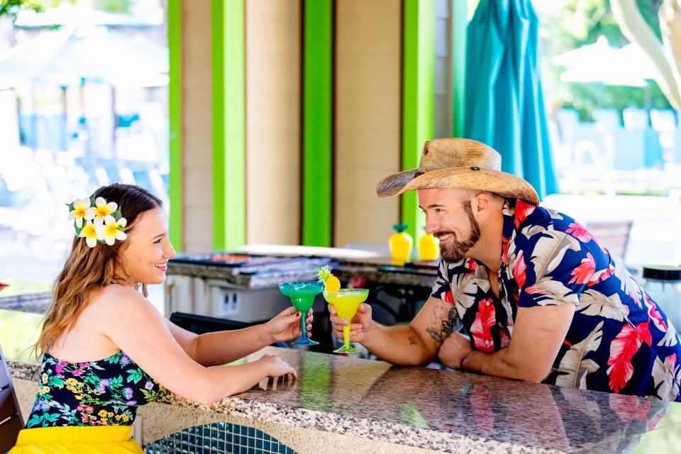 Cydney Krone and Steve Knill star in "Jimmy Buffett's Escape to Margaritaville."