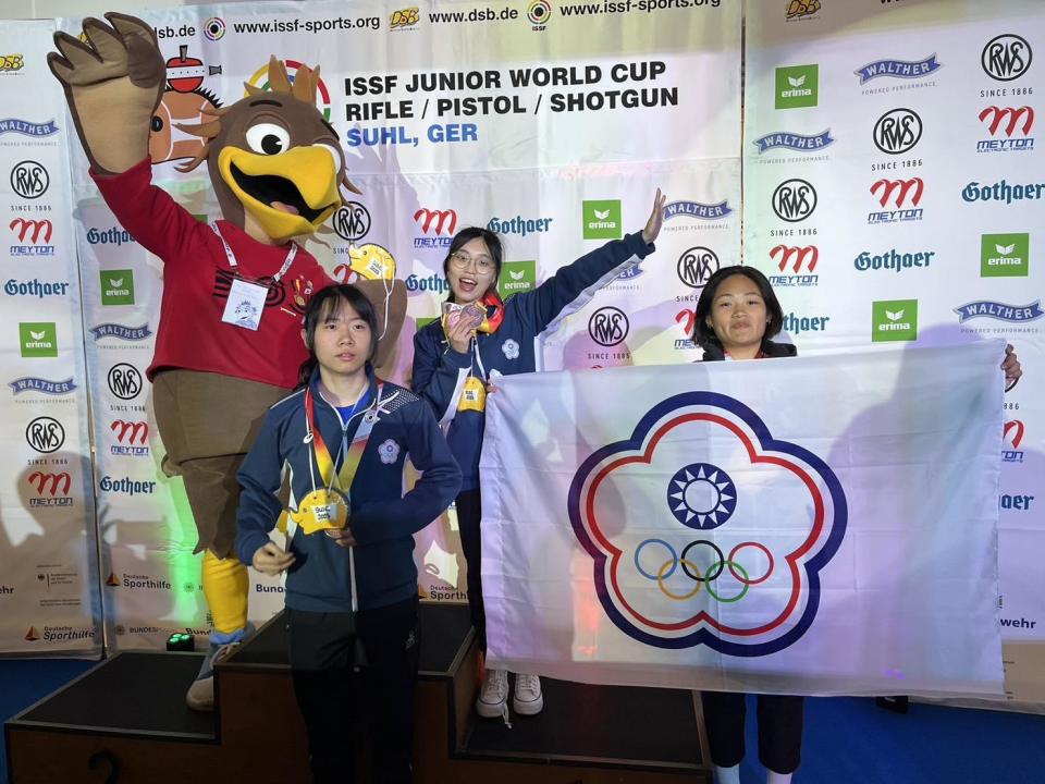 世界盃青少年射擊賽，劉恆妤以571分晉級決賽，銅牌作收。（圖／中華奧會提供）