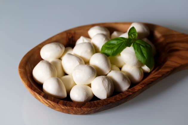 Mozzarella pearls work well in salads. (Photo: Camelia Ciocirlan / 500px via Getty Images)