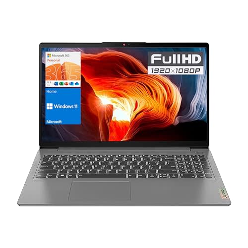 LENOVO IdeaPad 1 Laptop, 15.6” FHD Display, Intel Celeron N4500 Processor, 8GB RAM, 128GB SSD,…