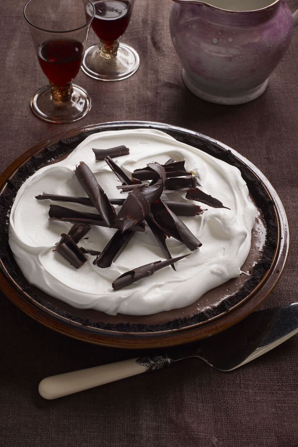 Black-Bottom Chocolate Cream Pie