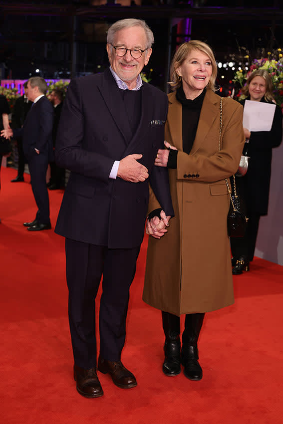 Steven Spielberg con su esposa Kate Capshaw