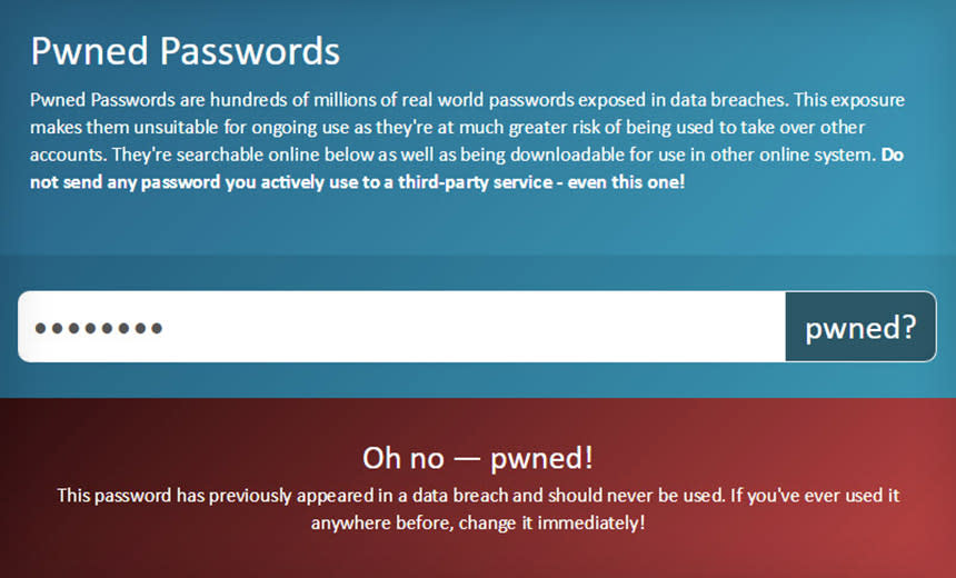 Pwned Passwords