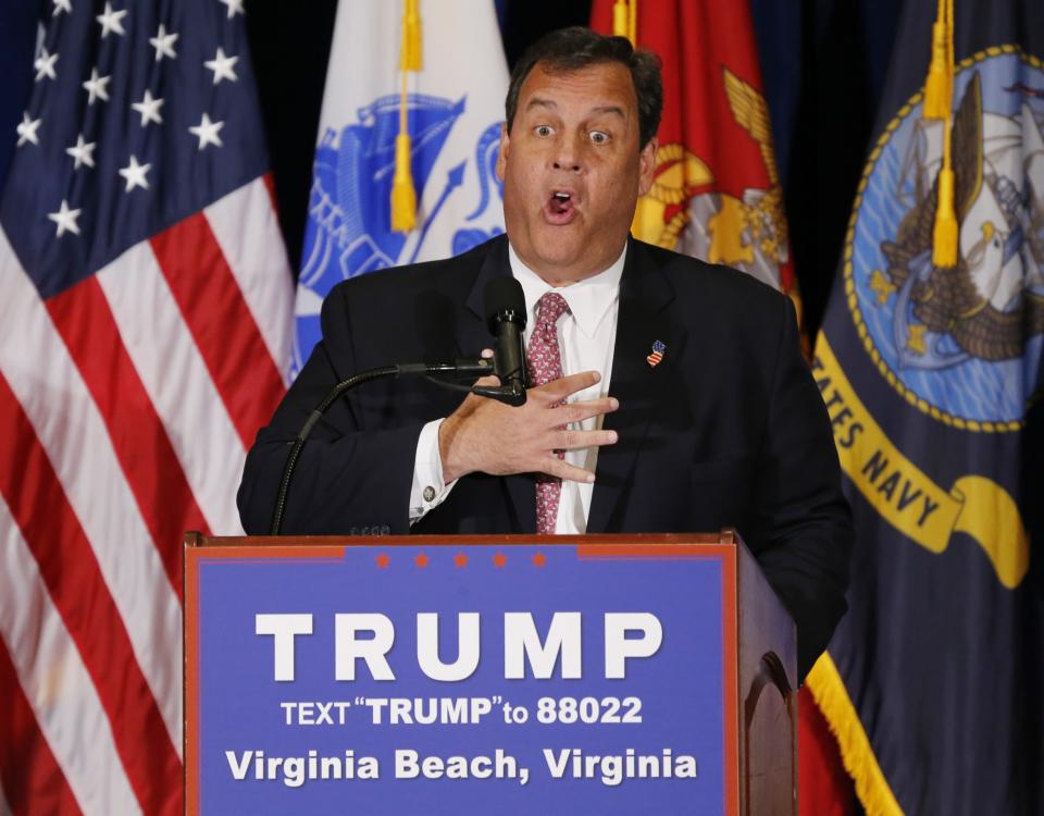 <p>Chris Christie am 11. Juli 2016 in Virginia Beach. (Bild: AP Photo/Steve Helber) </p>