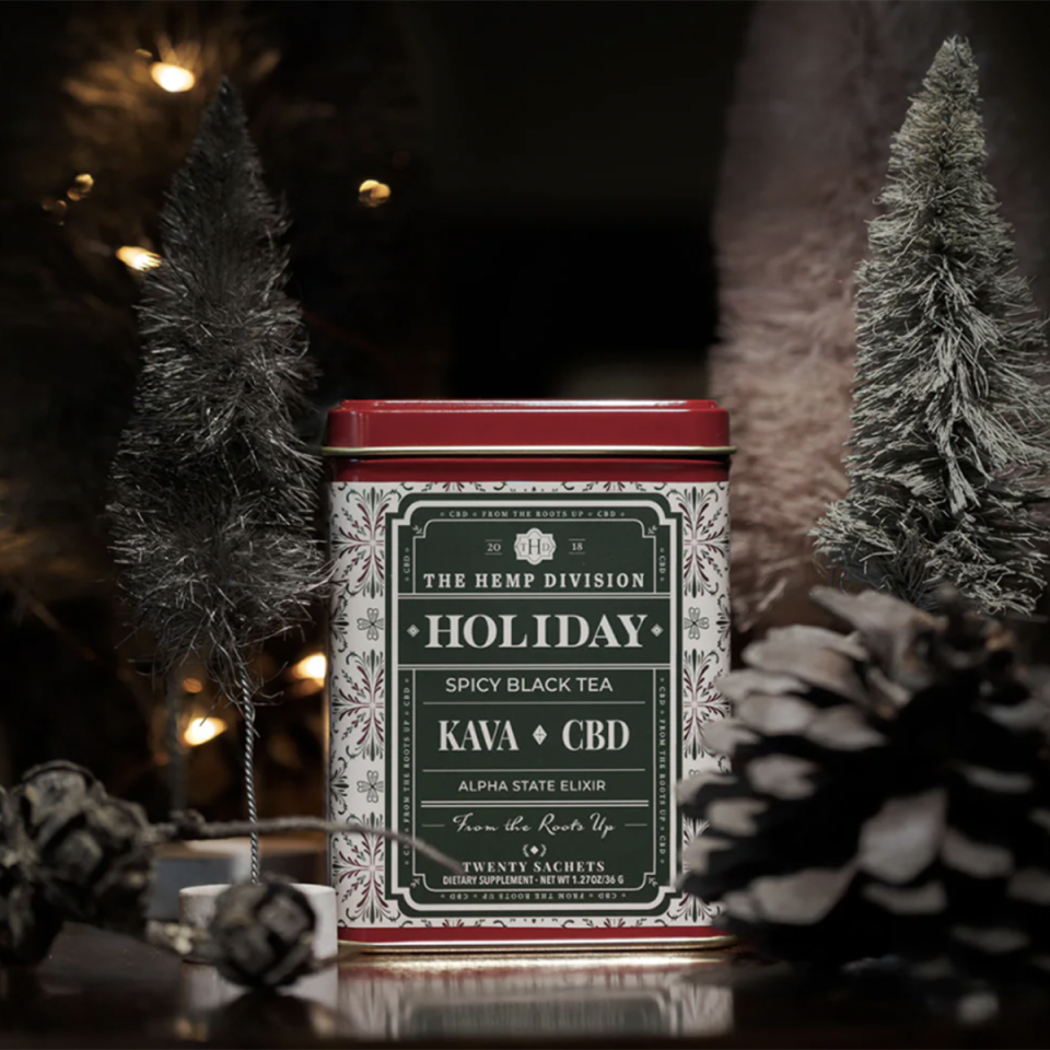 holiday CBD tea