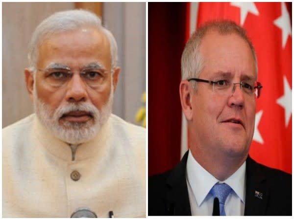 Prime Minister Narendra Modi and Australian counterpart Scott Morrison