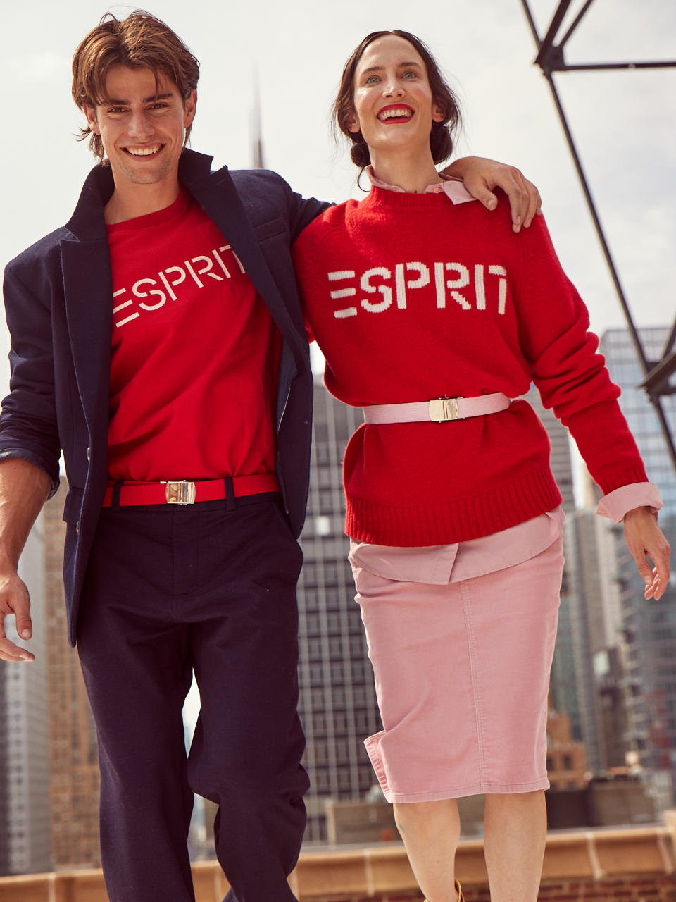 The Esprit logo stays prominent though it’s more of an embellishment on many styles.