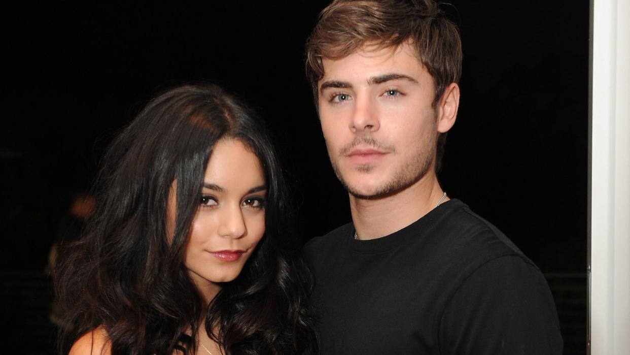 Vanessa Hudgens and Zac Efron attend Zac Efron Celebrates the September Issue of Details Magazine at Private Residence on August 10, 2010 in Los Angeles, California