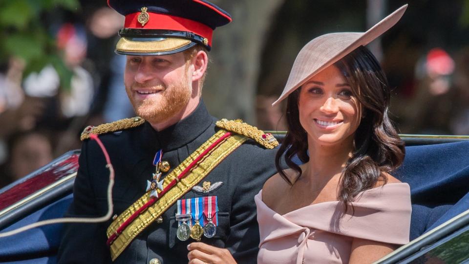 The Duchess of Sussex's father gave his first TV interview via satellite on Monday.