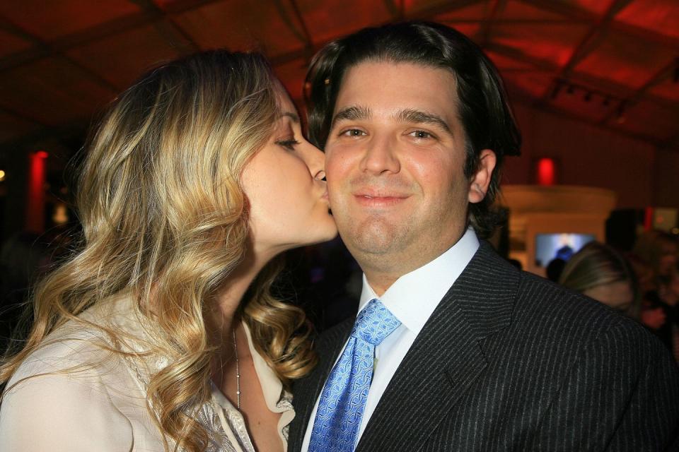 A Brief History of Donald Trump Jr. and Vanessa Trump Kissing in Public