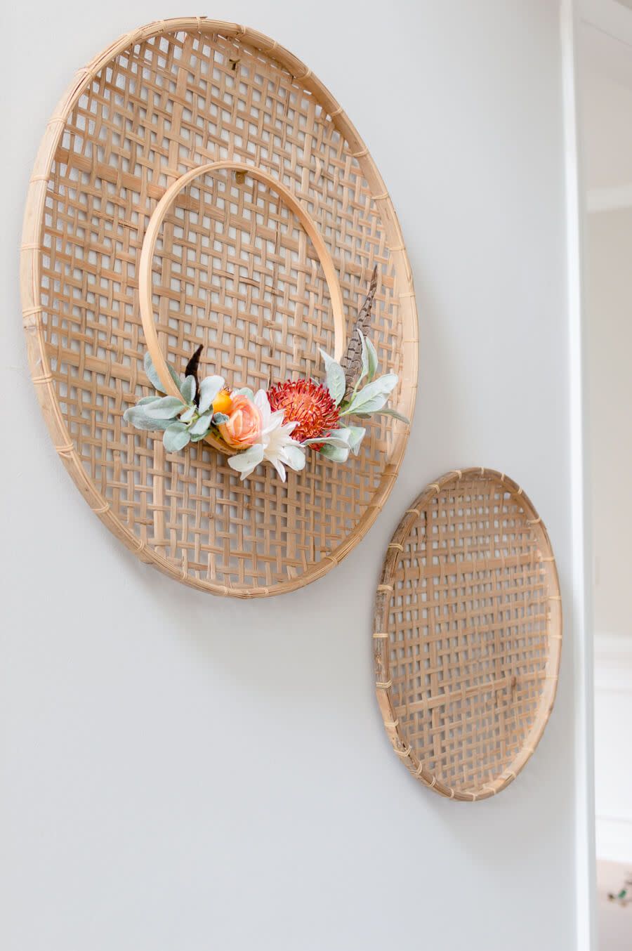 Embroidery Hoop Wreath