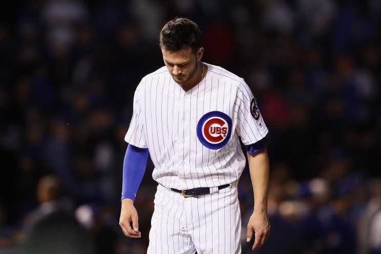 Kris Bryant is 1-for-14 over four World Series games. (Getty Images)